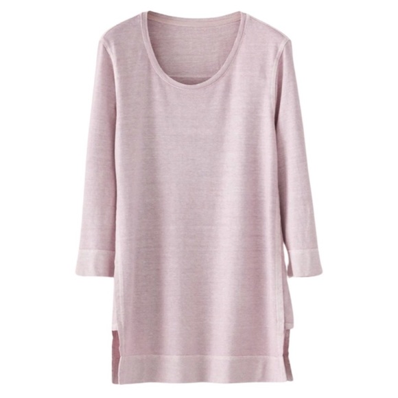 Poetry Tops - POETRY • Hemp Organic Jersey Tunic Top in Lilac Pink